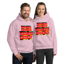 Load image into Gallery viewer, LOVE WINS Unisex Hoodie
