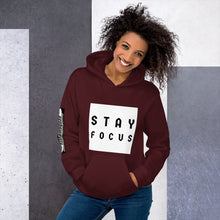 Load image into Gallery viewer, STAY FOCUS / FIERCE Unisex Hoodie
