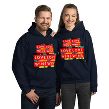 Load image into Gallery viewer, LOVE WINS Unisex Hoodie
