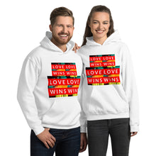 Load image into Gallery viewer, LOVE WINS Unisex Hoodie
