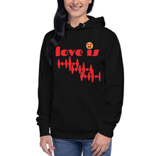 Load image into Gallery viewer, LOVE IS Unisex Hoodie
