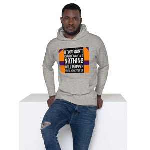 STEP UP ORANGE Unisex Hoodie