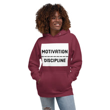 Load image into Gallery viewer, MOTIVATION DISCIPLINE Unisex Hoodie
