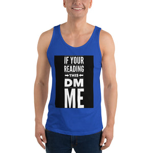 DM ME Unisex Tank Top