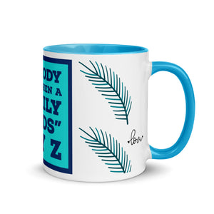 FAMILY FUEDS Mug with Color Inside