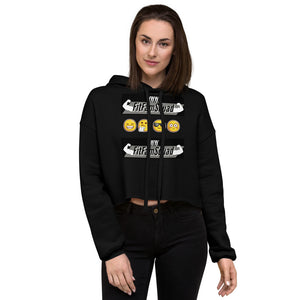 DO IT NOW -  crop hoodie