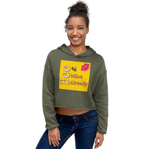 BEE MINE ALREADY Crop Hoodie