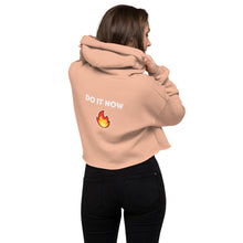 Load image into Gallery viewer, DO IT NOW -  crop hoodie
