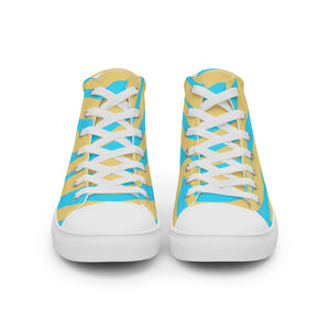 ZEBRA STRONG Women’s high top canvas shoes