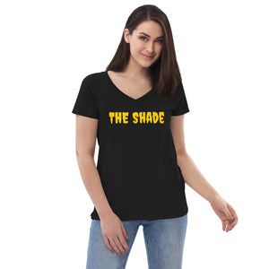 THE SHADE Women’s recycled v-neck t-shirt