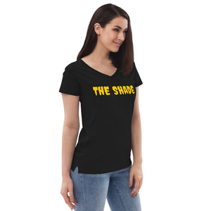 THE SHADE Women’s recycled v-neck t-shirt