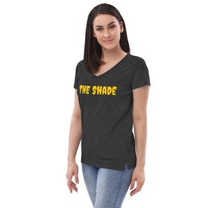 THE SHADE Women’s recycled v-neck t-shirt