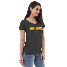 Load image into Gallery viewer, THE SHADE Women’s recycled v-neck t-shirt
