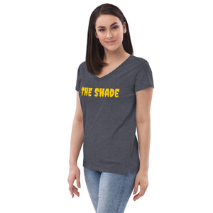 THE SHADE Women’s recycled v-neck t-shirt